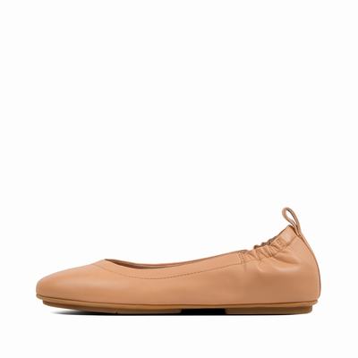 Fitflop ALLEGRO Soft Leather Naisten Ballerinat Ruskea | ZSC-503491