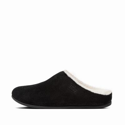 Fitflop CHRISSIE Shearling Suede Naisten Tossut Mustat | TFN-031246