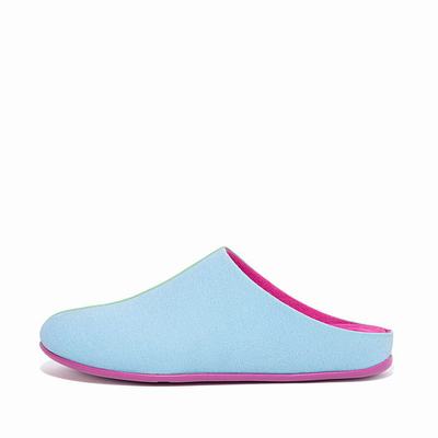 Fitflop CHRISSIE X Yinka Ilori Canvas Naisten Tossut Sininen Vihreä | EQF-180397