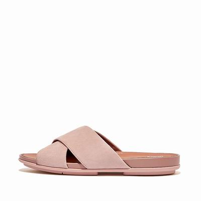 Fitflop GRACIE Suede Cross Naisten Sandaalit Beige | CIJ-245630