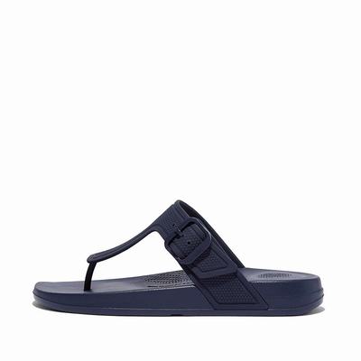 Fitflop IQUSHION Adjustable Buckle Naisten Varvastossut Laivastonsininen | VLA-365897