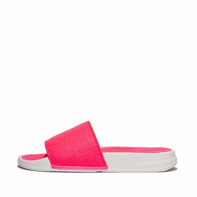 Fitflop IQUSHION E01 Neon Felt Naisten Rantasandaalit Pinkki | IMK-162507