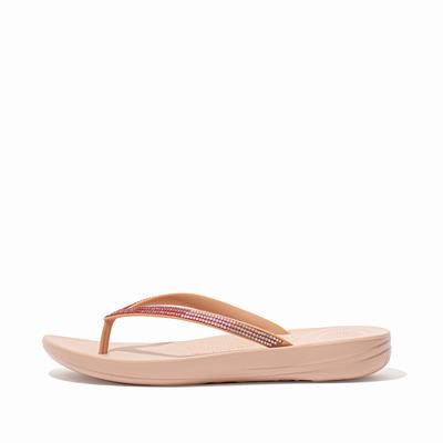 Fitflop IQUSHION Ombre Sparkle Naisten Varvastossut Pinkki | XVH-159072