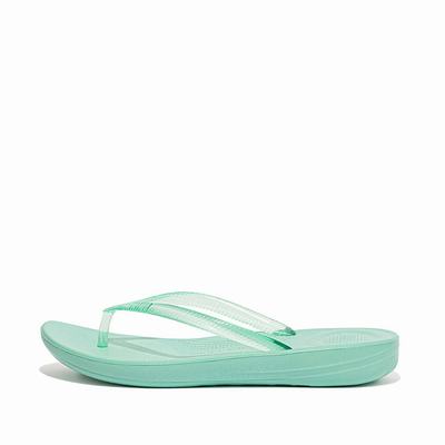 Fitflop IQUSHION Transparent Naisten Varvastossut Vihreä | VNO-513469