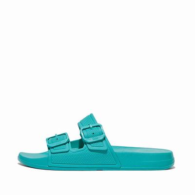 Fitflop IQUSHION Two-Bar Buckle Naisten Rantasandaalit Sininen | SYO-721953