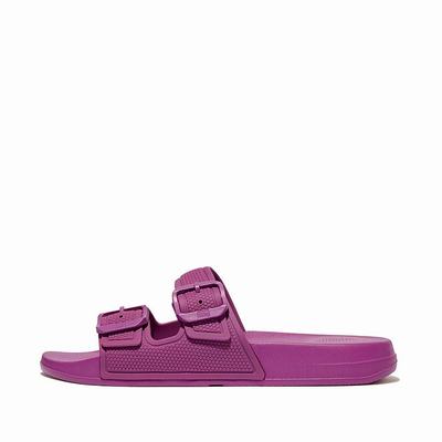 Fitflop IQUSHION Two-Bar Buckle Naisten Rantasandaalit Violetit | URP-345187