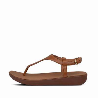 Fitflop LAINEY Leather Back-Strap Naisten Sandaalit Vaaleanruskea | EXL-436980