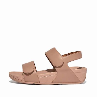 Fitflop LULU Adjustable Leather Naisten Sandaalit Beige | SYB-396721