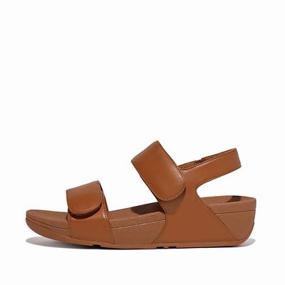 Fitflop LULU Adjustable Leather Naisten Sandaalit Vaaleanruskea | WQK-142390