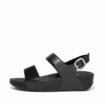 Fitflop LULU Crystal Back-Strap Naisten Sandaalit Mustat | SGQ-245796