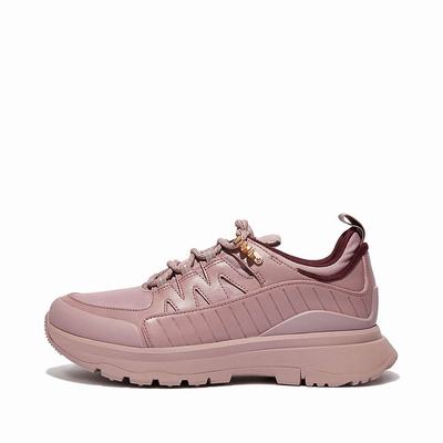 Fitflop NEO-D-HYKER Leather-Mix Walking Naisten Tennarit Pinkki | APG-315906