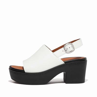 Fitflop PILAR Leather Naisten Platform Sandaalit Kerma | YUP-924730