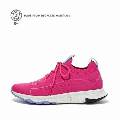 Fitflop VITAMIN FF E01 Knit Sports Naisten Tennarit Fuksia Pinkki | KCQ-639215