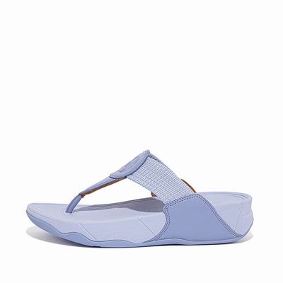 Fitflop WALKSTAR Finestripe Toe-Post Naisten Sandaalit Laventeli | CLK-850346