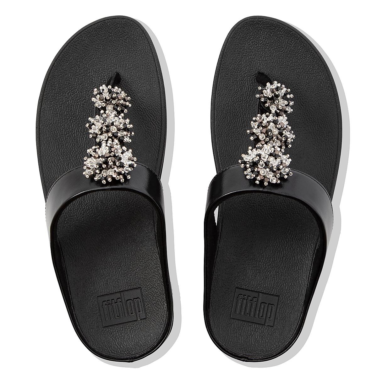 Fitflop GALAXY Toe-Thongs Naisten Sandaalit Mustat | VKJ-253849