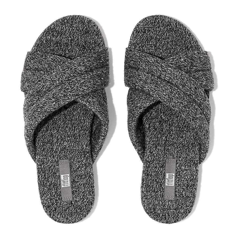 Fitflop GRACIE E01 Merino Villa-Mix Cross Naisten Tossut Harmaat | MBD-091462