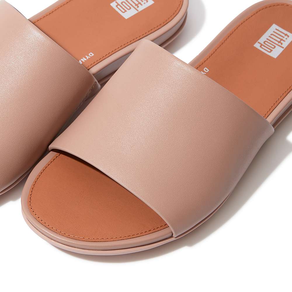 Fitflop GRACIE Leather Naisten Sandaalit Beige | QHI-026931