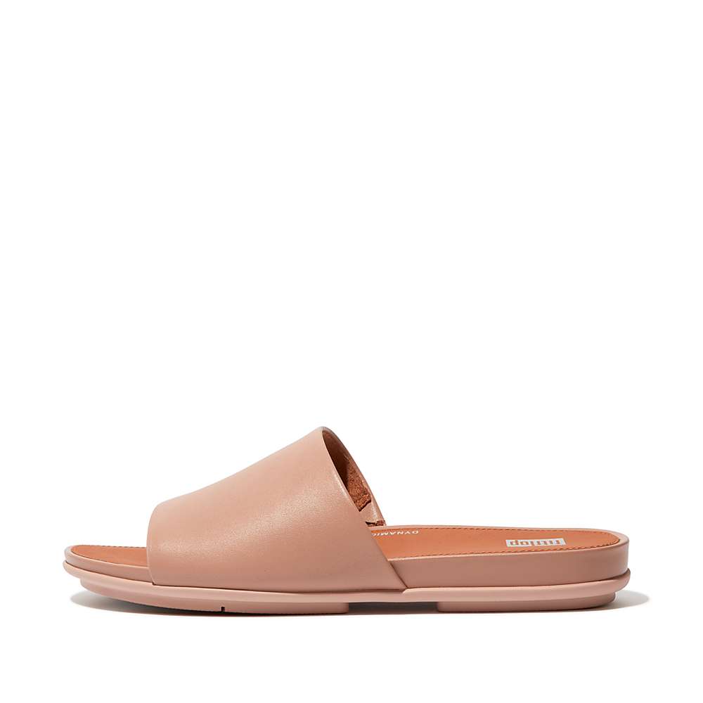 Fitflop GRACIE Leather Naisten Sandaalit Beige | QHI-026931