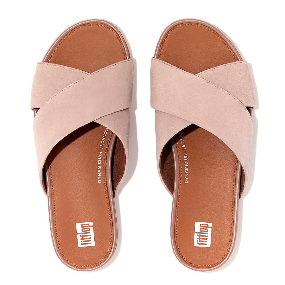 Fitflop GRACIE Suede Cross Naisten Sandaalit Beige | CIJ-245630