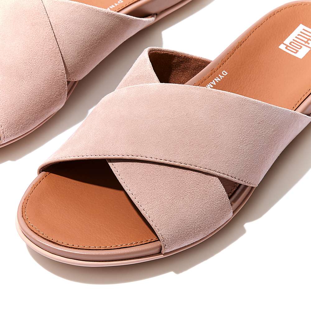 Fitflop GRACIE Suede Cross Naisten Sandaalit Beige | CIJ-245630