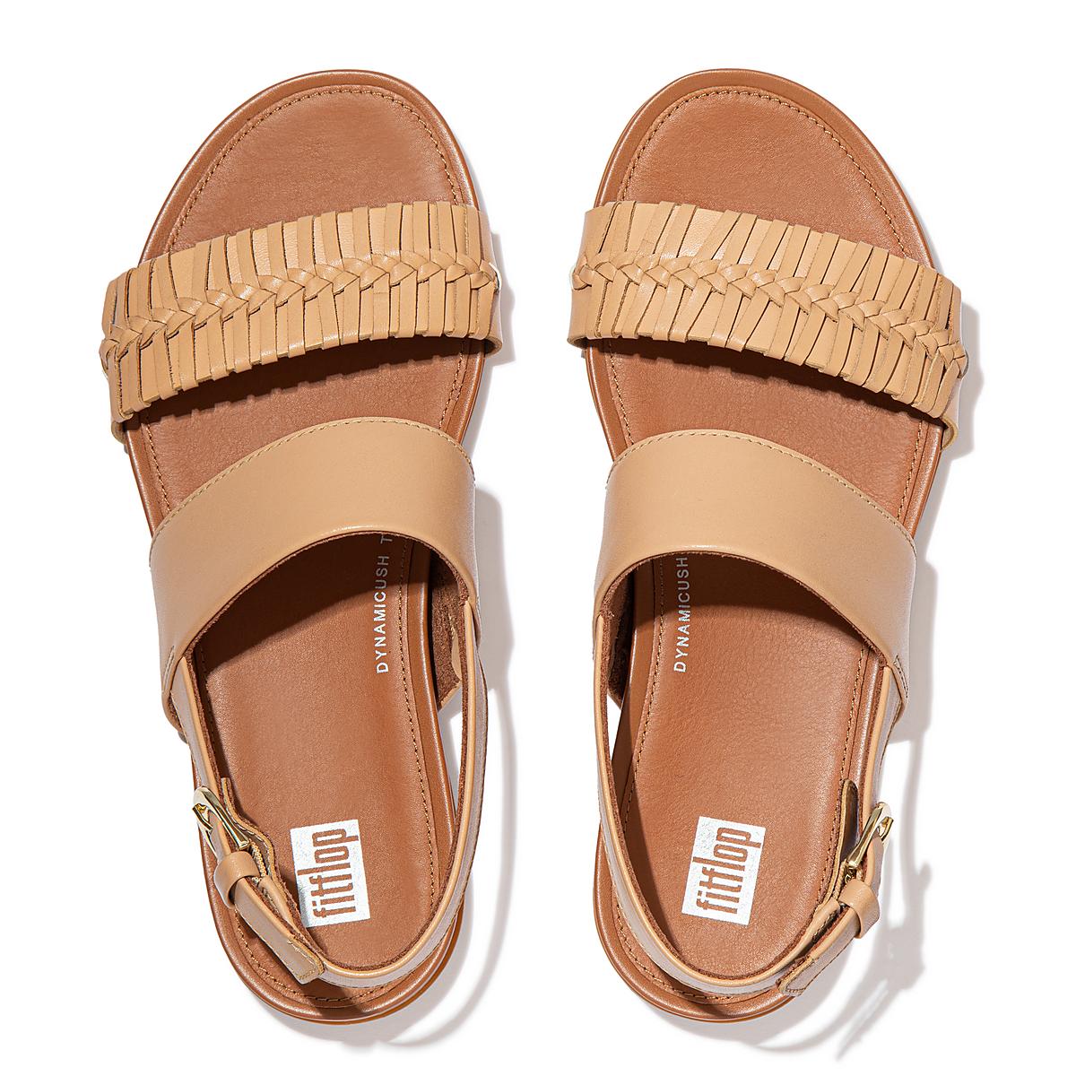 Fitflop GRACIE Wrapped Weave Back-Strap Naisten Sandaalit Ruskea | IHV-417580