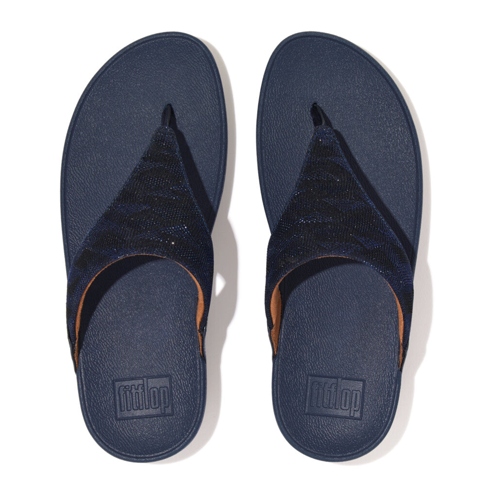 Fitflop LULU Glitz Toe-Post Naisten Sandaalit Laivastonsininen | RDT-760348