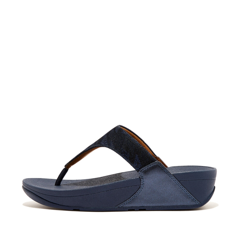 Fitflop LULU Glitz Toe-Post Naisten Sandaalit Laivastonsininen | RDT-760348