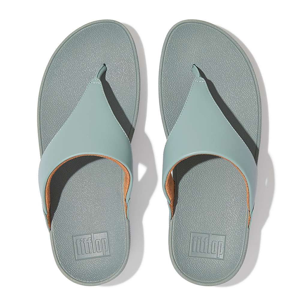 Fitflop LULU Leather Toe-Post Naisten Sandaalit Sininen | WKS-145986