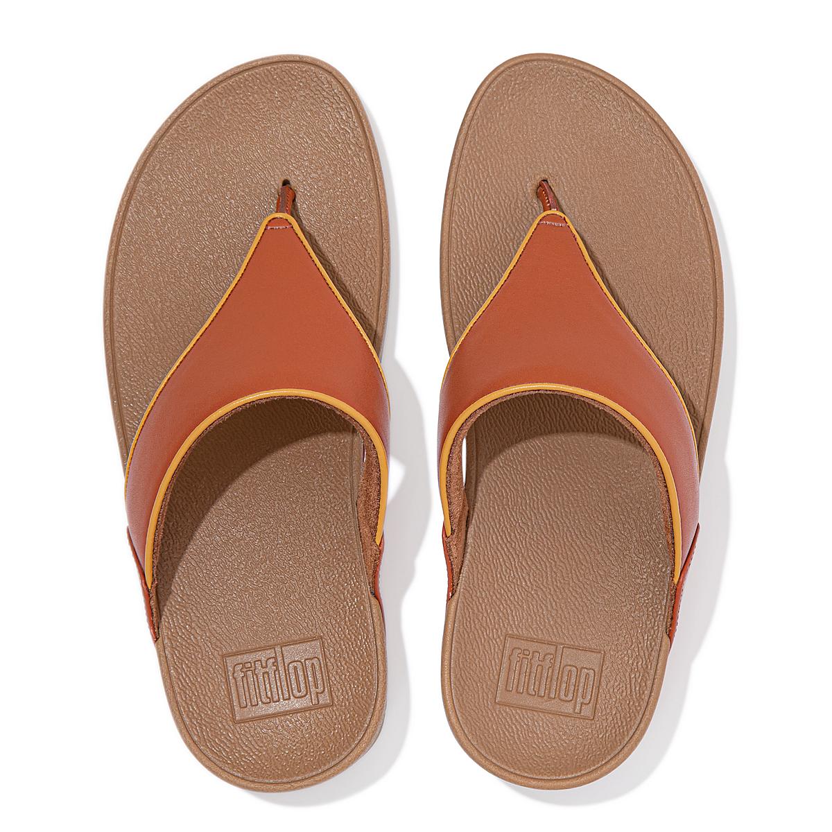 Fitflop LULU Pop Binding Toe-Post Naisten Sandaalit Ruskea | AIP-056832