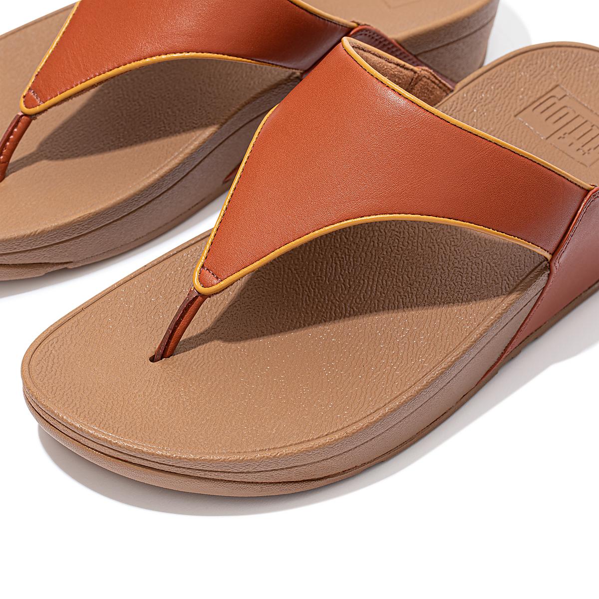 Fitflop LULU Pop Binding Toe-Post Naisten Sandaalit Ruskea | AIP-056832