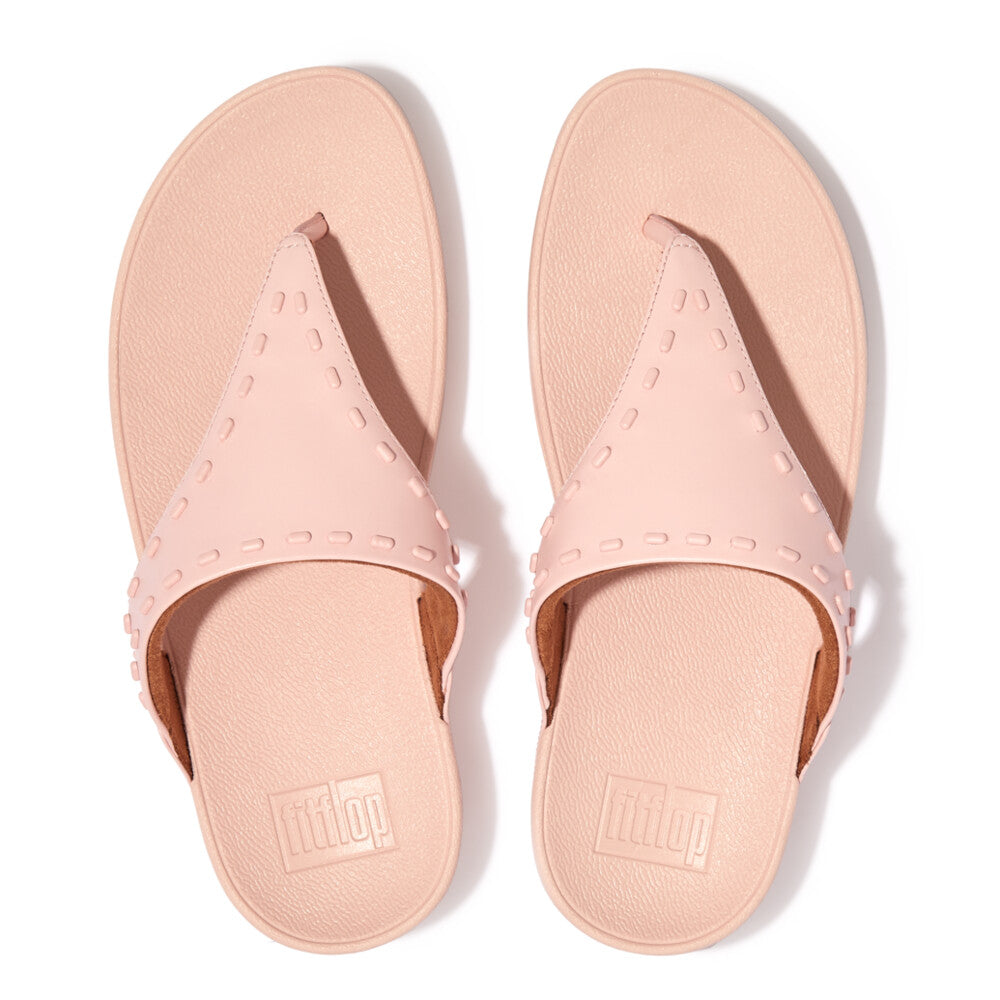 Fitflop LULU Stud Leather Toe-Post Naisten Sandaalit Pinkki | UPY-014873