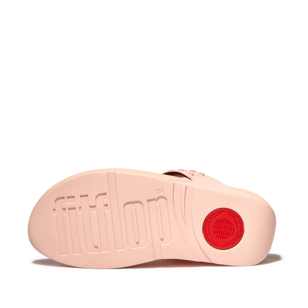 Fitflop LULU Stud Leather Toe-Post Naisten Sandaalit Pinkki | UPY-014873