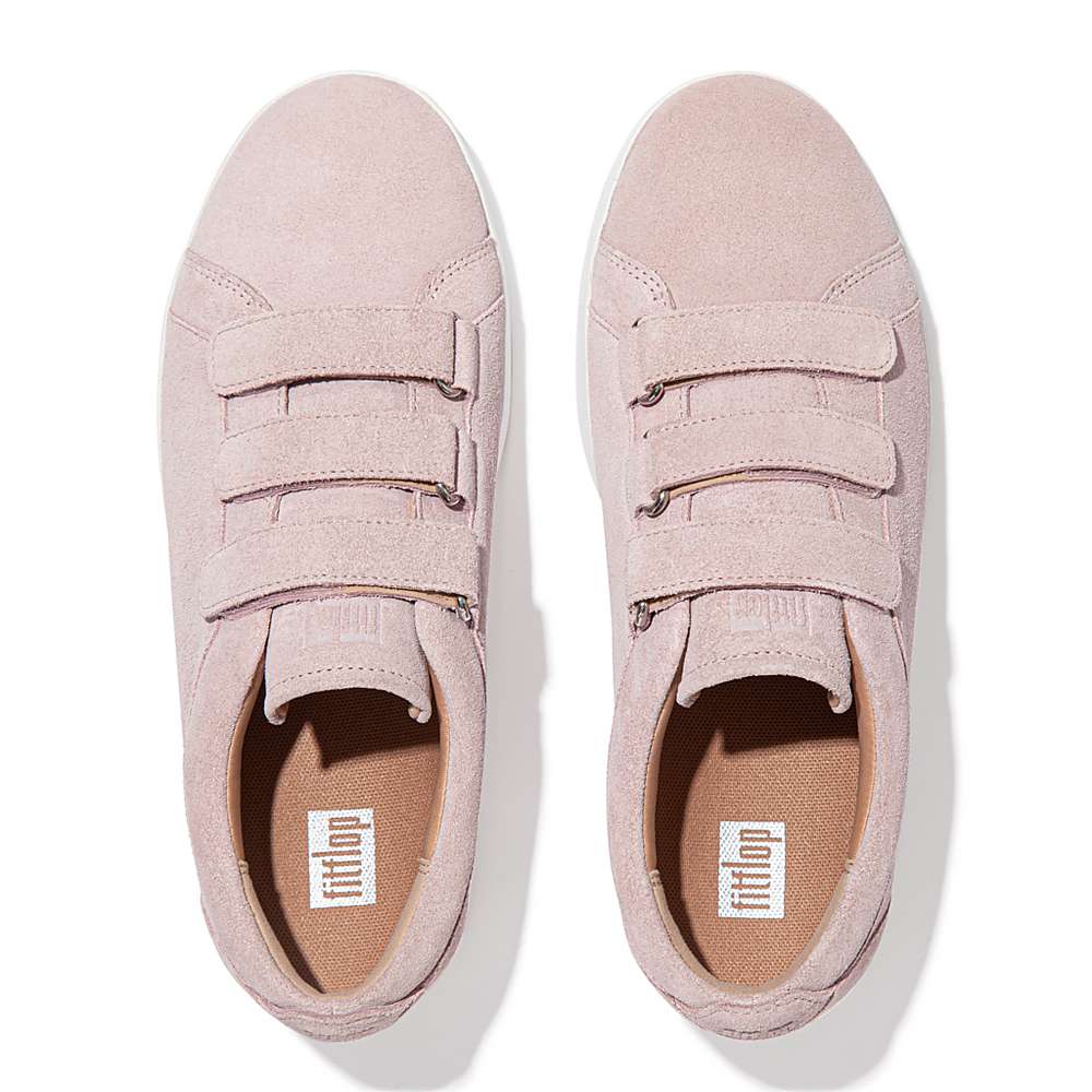 Fitflop RALLY Strap Suede Naisten Tennarit Pinkki | KAT-824309