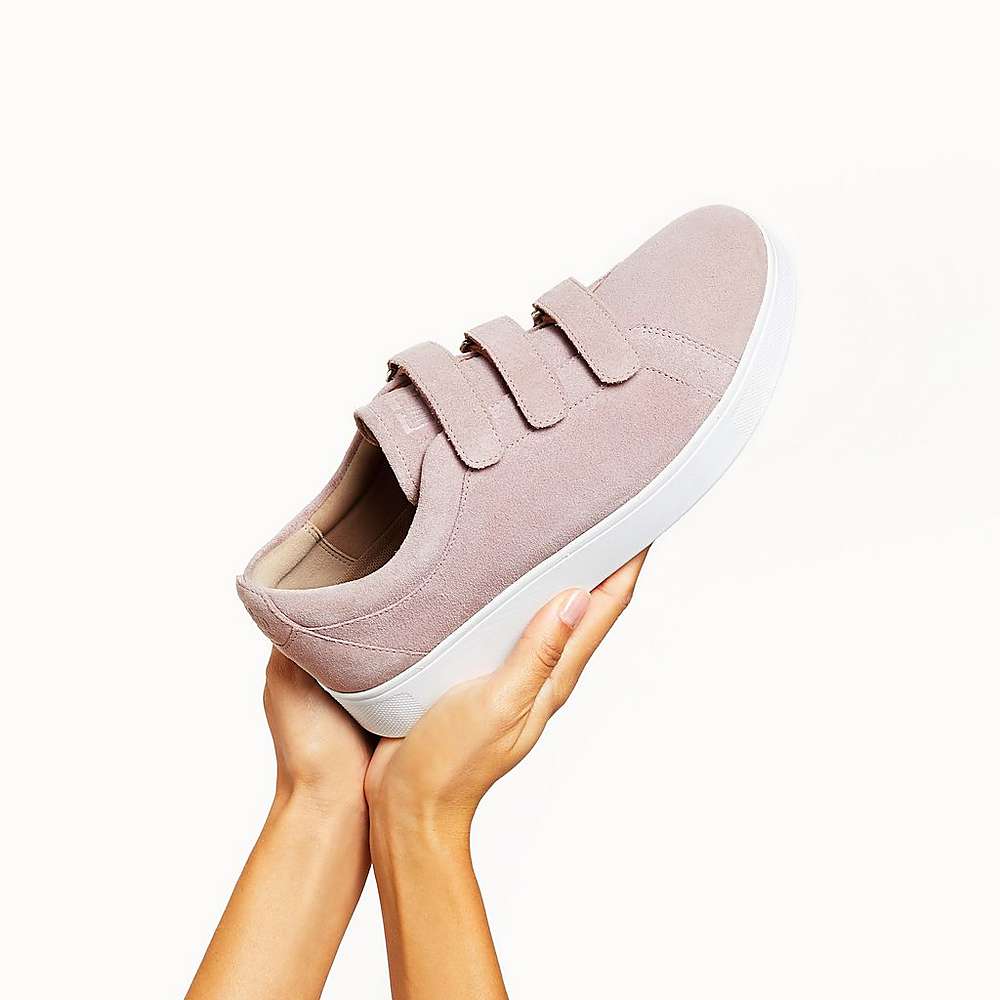 Fitflop RALLY Strap Suede Naisten Tennarit Pinkki | KAT-824309