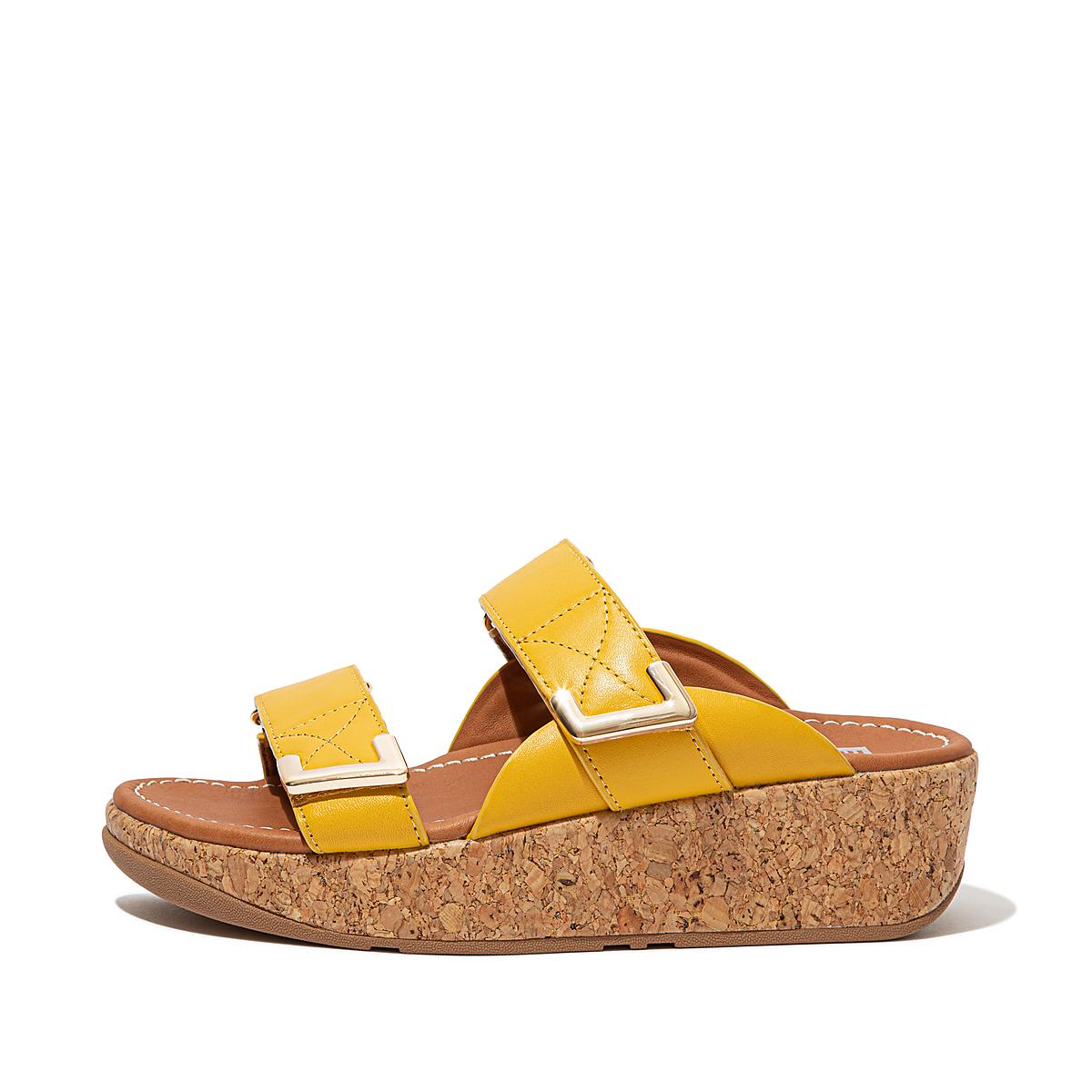 Fitflop REMI Adjustable Slides Naisten Sandaalit Oranssi Keltainen | NQG-952067