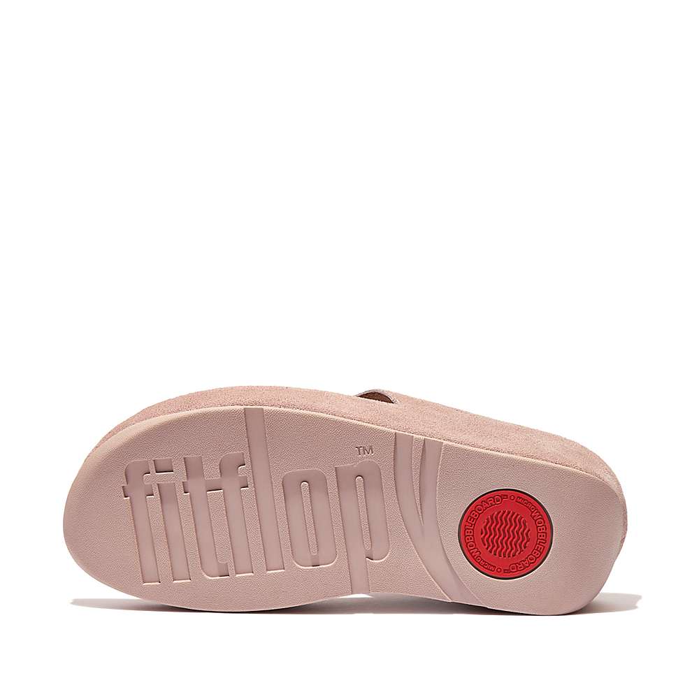 Fitflop SHUV Suede Toe-Post Naisten Sandaalit Pinkki | VCP-865910