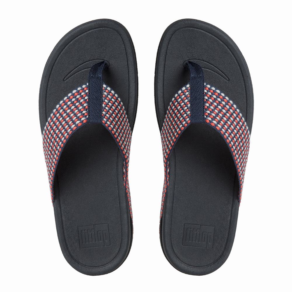 Fitflop SURFA Toe-Post Naisten Sandaalit Laivastonsininen | BAO-823190