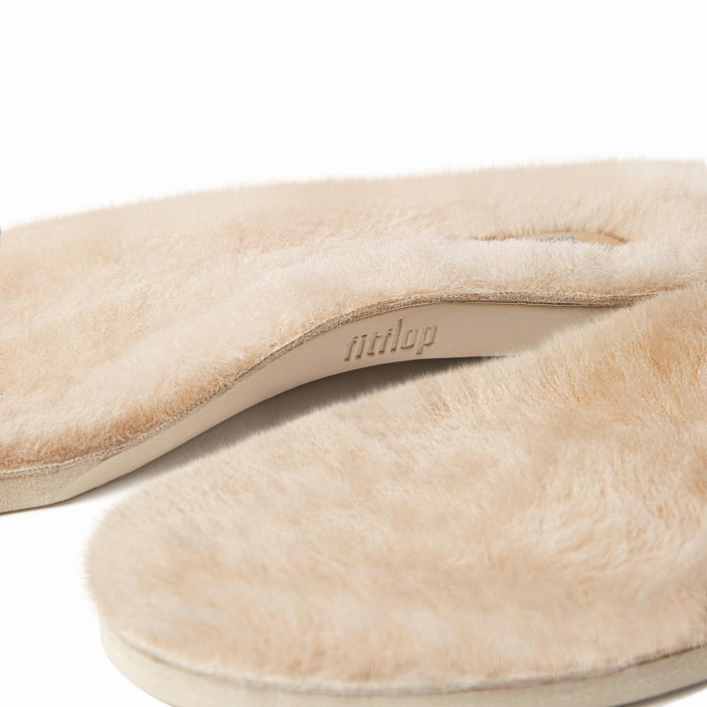 Fitflop WONDERWELLY Luxe Shearling Insoles 1 Pair Naisten Pohjalliset Kerma | EWC-758410